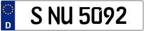 Truck License Plate